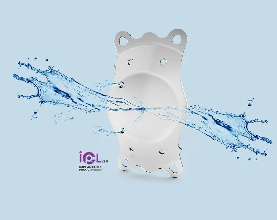 The Phakic ICL lens made from Collamer™ – a biocompatible material friendly to the eye