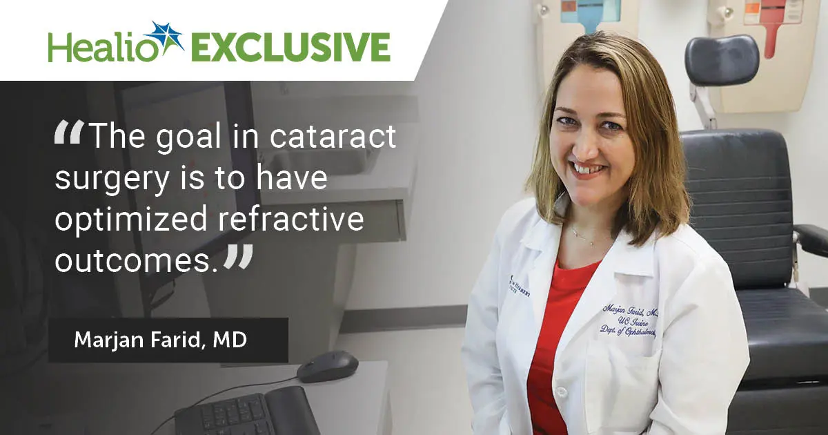 Marjan Farid, MD, Member of Healio | OSN Cornea/External Disease Board