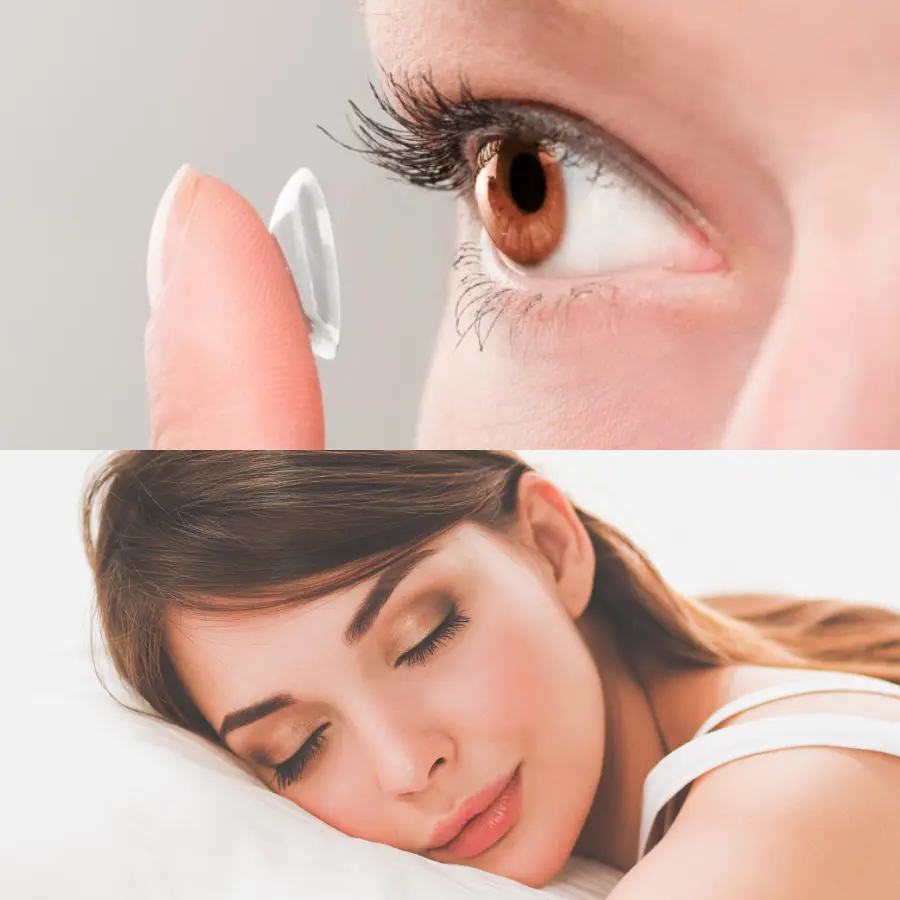 Đeo kính áp tròng qua đêm gây hại mắt như thế nào?