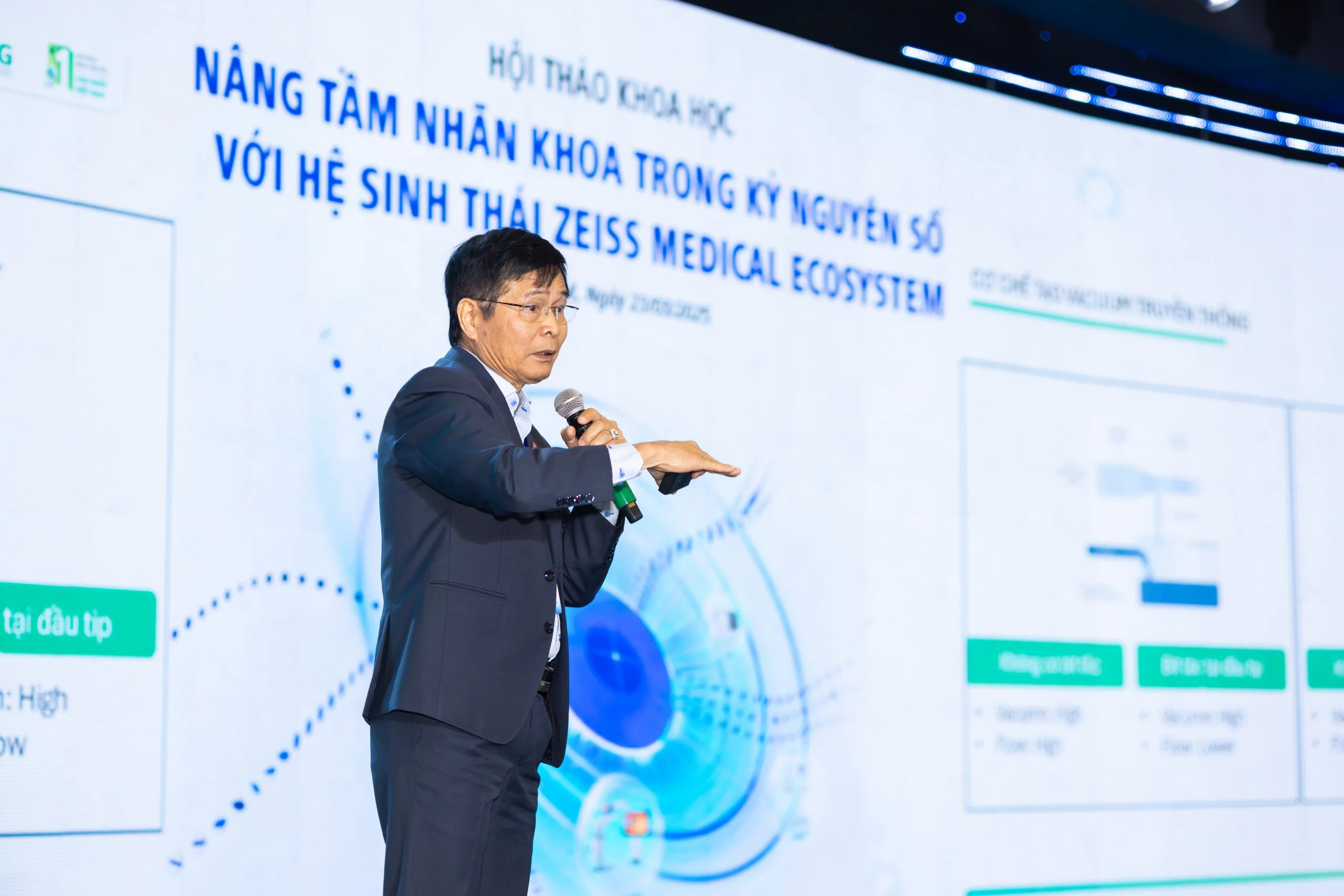 BS. CKII Trần Văn Kết chia sẻ tại hội nghị.