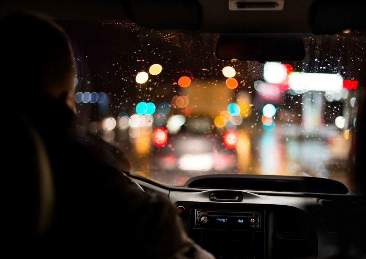 If your night vision gets blurry while driving, consider taking a vision test.