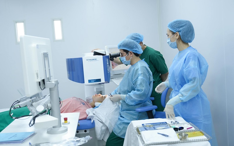 Khám mắt tại Bệnh viện Mắt Sông Cầu