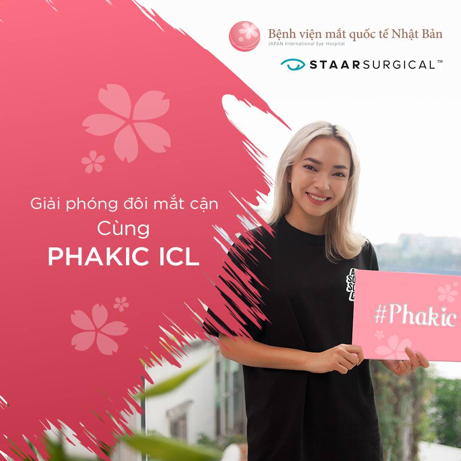 Châu Bùi sau khi mổ cận Phakic ICL