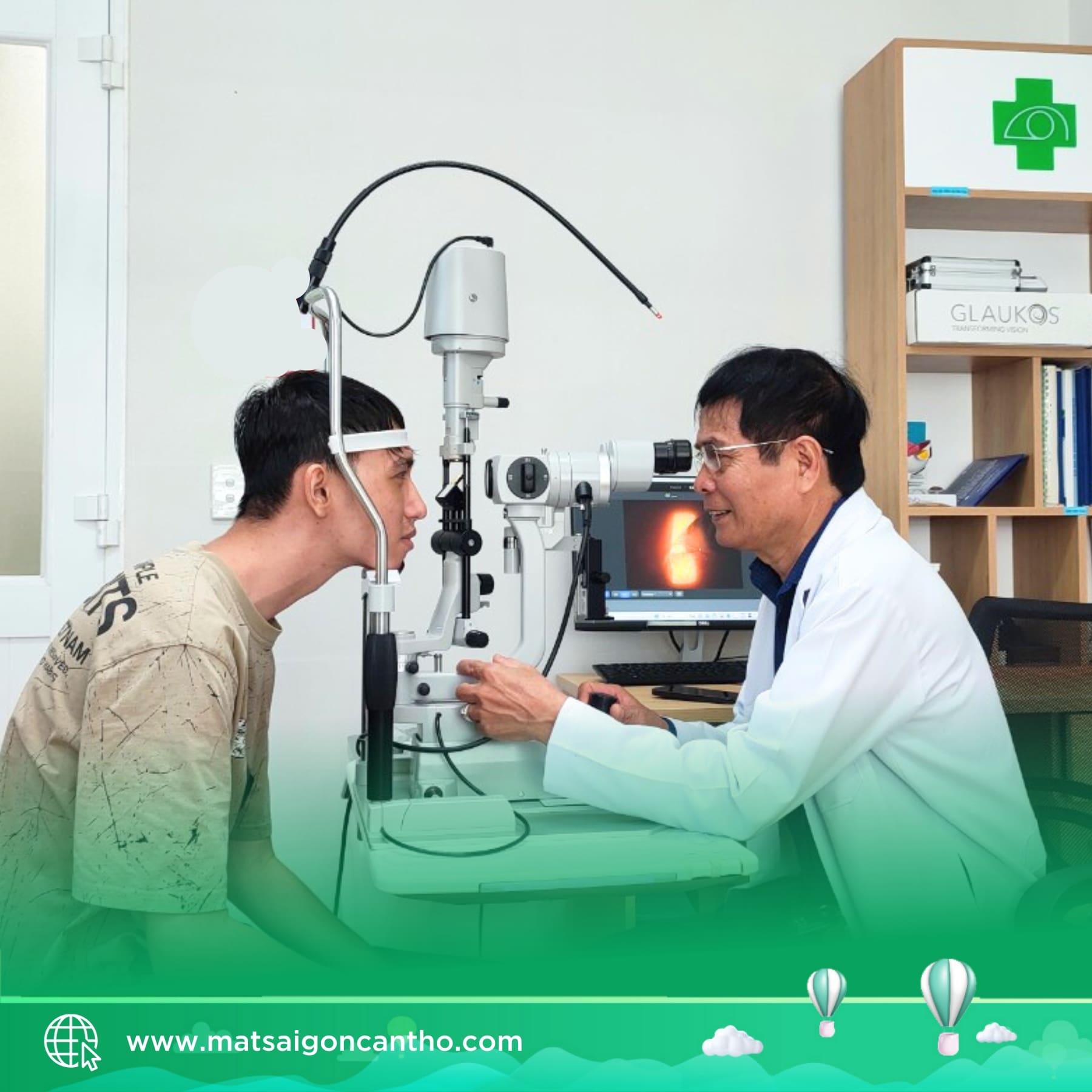 Ca phẫu thuật Phakic ICL của Gia Khánh được trực tiếp thực hiện bởi BS. CKII Trần Văn Kết