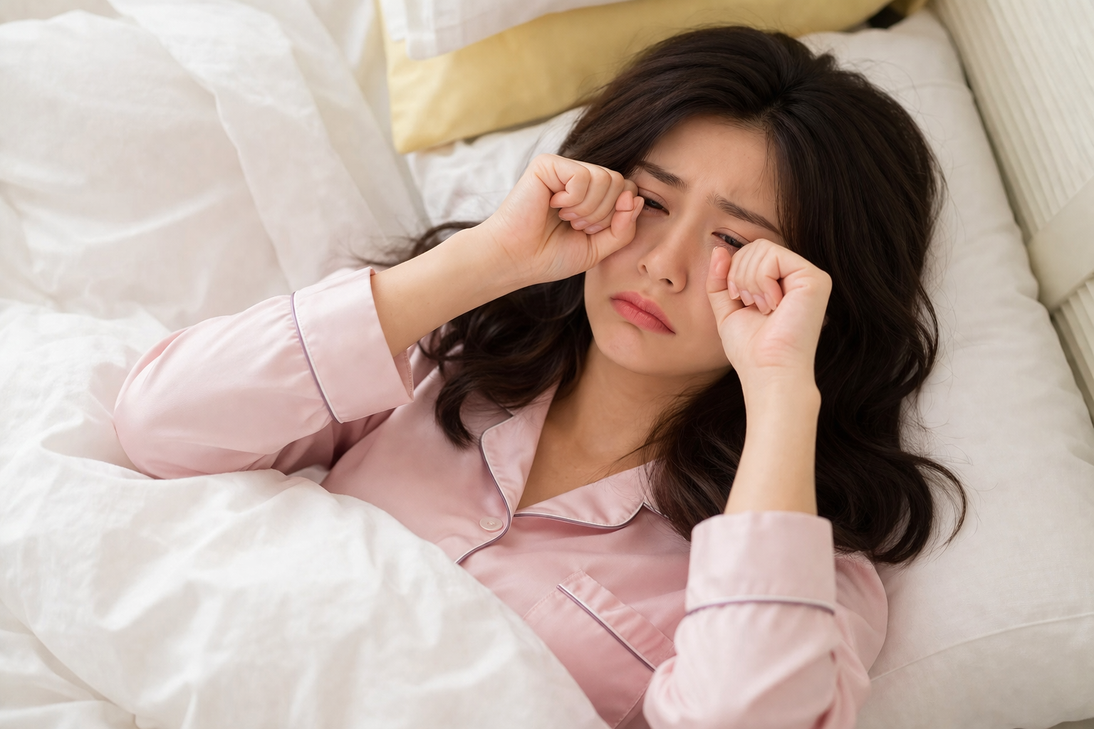 Why do your eyes pain after waking up?
