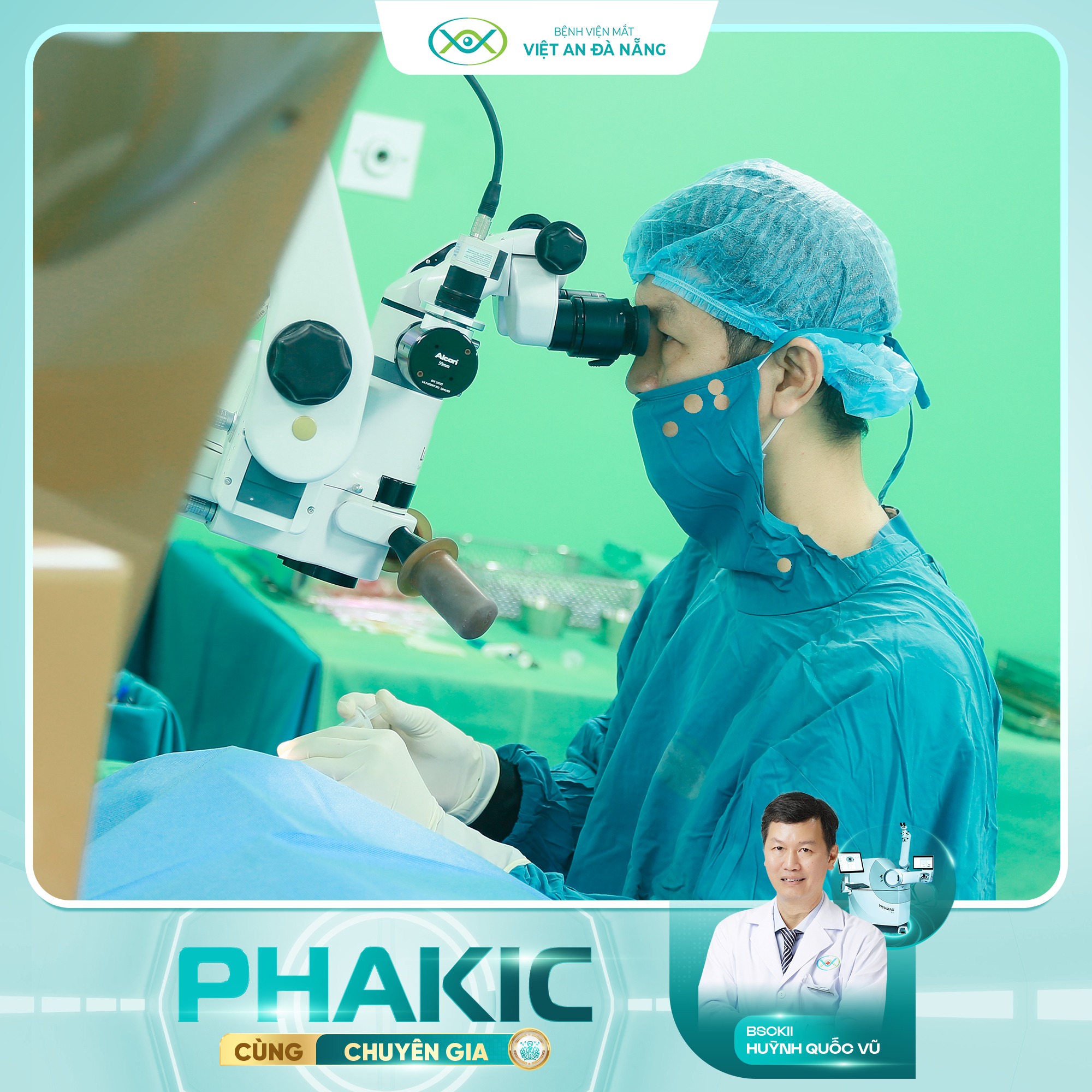Bác sĩ Huỳnh Quốc Vũ – hơn hai thập kỷ kinh nghiệm trong phẫu thuật nhãn khoa